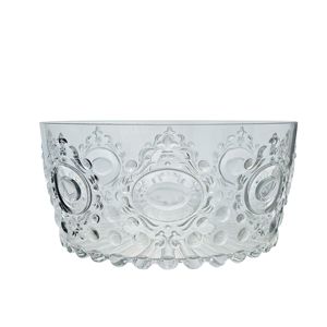Tazón Grande Irrompible de Plástico Repujado para Servir Ensaladas, Frutas, Cereales y Bocadillos - Product Image 2