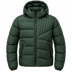 Men's High Quality Bubble <b>Puffer</b> Coat Best Design Waterproof Down <b>Jacket</b> for Winter <b>Light</b> Fabric Men's Clothing - Product Image 4
