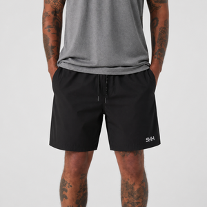 Shorts de sport décontractés pour hommes 2026, taille mi-haute, tissés, séchage rapide, légers, respirants, pour la course, l'entraînement, le fitness et la gym, élastiques - Product Image 2