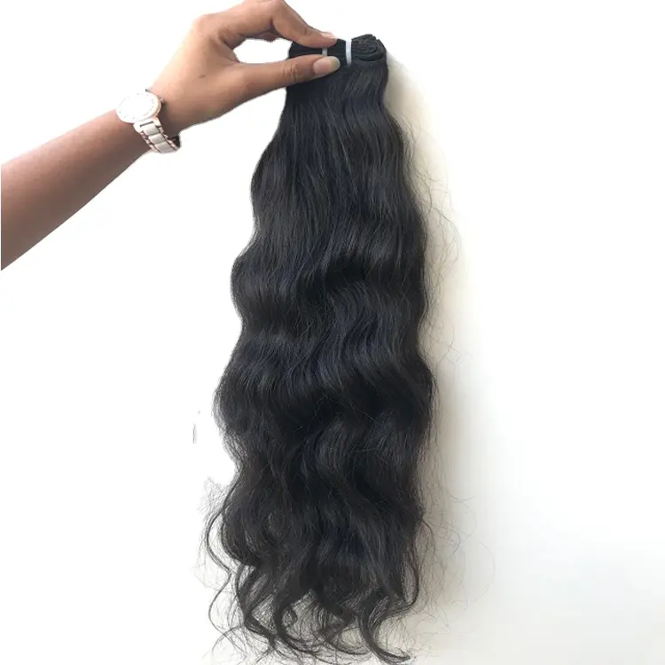 Leiders In De Verkoop Van Hoge Standaard Kwaliteit Maagdelijke Haarkwaliteit 100% Ruwe Onbewerkte Natuurlijke Golvende Human Hair Extensions