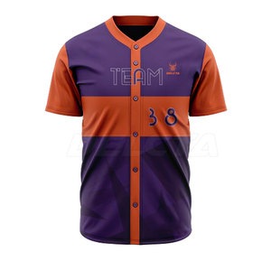 Latest Design High Quality New Arrival Baseball Uniform 100% Polyester Light Weight Baseball Uniform - Product Image 3