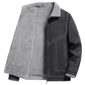 New Winter Men Fleece Warm <b>Denim</b> Jackets Black Casual Jeans <b>Coats</b> High Quality Male <b>Denim</b> <b>Coats</b> Outwear Winter Clothes Size 5XL - Product Image 6