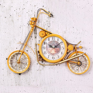 Iron Wire Metal Bicycle Table <b>Clock</b> - Product Image 5