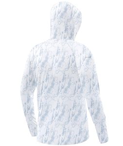 เสื้อฮู้ดดี้สำหรับตกปลาผู้ชาย ออกแบบมาเพื่อการใช้งานกลางแจ้ง ระบายความชื้นได้ดี ป้องกันแสงแดด UPF 50+ ผลิตจากโพลีเอสเตอร์ 100% - Product Image 2