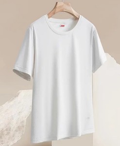 Camisetas de Mujer al por Mayor, Nuevas, a la Moda, Ajustadas, Cuello Redondo, 100% Algodón, Antiarrugas, de Secado Rápido y Compresión - Product Image 4