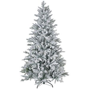 Albero di Natale Artificiale in PVC di Alta Qualità, 2,1 m, Effetto Neve, a Batteria, Realistico, Personalizzabile, Pieghevole per Uso Esterno - Product Image 5