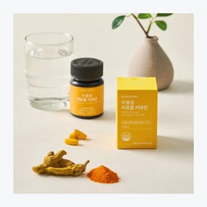 Curcumina Liposomal Soluble en Agua, Grado JP, Extracto de Cúrcuma en Tabletas, Suplemento Antiinflamatorio Coreano, OEM, 24 Meses, 30 Unidades, DR ROOTEM - Product Image 1