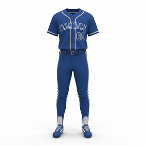 Uniforme de Béisbol Personalizable de Poliéster de Secado Rápido y Transpirable, Jersey y Pantalón, Ropa Deportiva Sublimada Estampada de Alta Calidad - Product Image 4