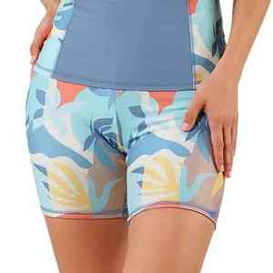 Pantalones cortos de playa para mujer, transpirables, duraderos, de verano, con logotipo personalizado, material sostenible, impresión digital. - Product Image 1