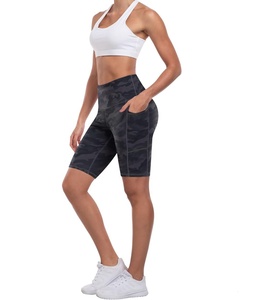 Compression Taille Haute Yoga Shorts Gym Courir Shorts Extensible Mode Fitness Court Pantalon De Sport Impression Numérique Gym Porter Adultes - Product Image 6