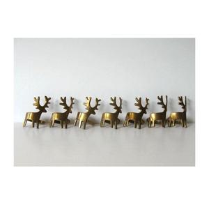 Anneau de serviette en aluminium décoratif élégant en forme de renne, conçu pour la décoration de table de Noël et d'hiver - Product Image 3