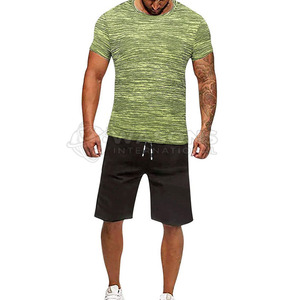 Conjunto de camiseta y pantalones cortos frescos, ropa de verano transpirable, diseño relajado, adecuado para actividades informales y al aire libre - Product Image 2