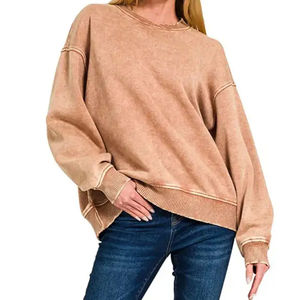 Sudadera de Moda para Mujer, Estilo Urbano, Invierno, Colores Personalizables, Transpirable, Impermeable, Ecológica, Resistente al Viento, Venta al Por Mayor - Product Image 3