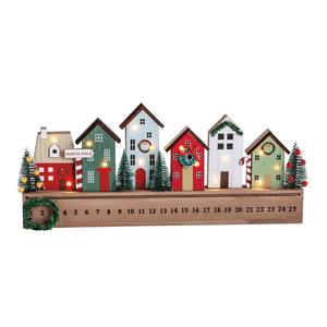 Decoraciones Navideñas al por Mayor, Letrero Metálico con Letras, Calendario de Adviento de Madera, Aldea con Luces LED, Reno, Árbol, Adorno de Mesa, Regalos - Product Image 5