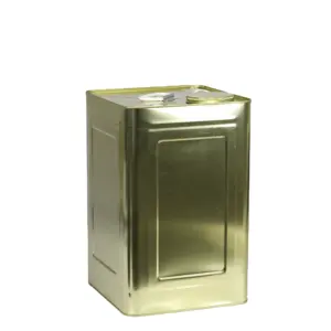 Square Tin bucket 18 liter square tin bucket for chemical from Vietnam high quality