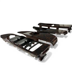 4PCS <b>Window</b> Switch Panel <b>Cover</b> Trim for 2010-2014 GMC Yukon Denali Chevrolet Tahoe Suburban OEM Replacement Dark Woodgrain Color - Product Image 5