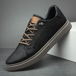 Chaussures en cuir de créateur pour hommes, chaussures Oxford à lacets, chaussures d'extérieur pour hommes, baskets, chaussures de bureau, chaussures décontractées italiennes - Product Image 3