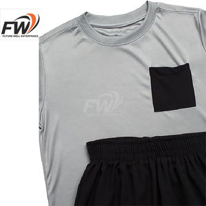 Ensembles de T-shirts d'été en coton respirants pour hommes, style décontracté streetwear, prix abordable / Ensemble T-shirt d'été pour hommes - Product Image 2