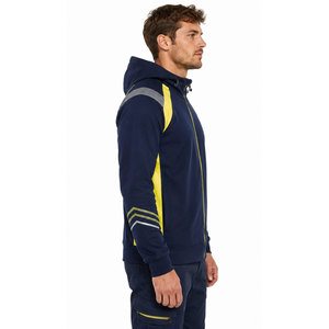 Winter Warm Polyester Fleece High Visibility Work Hoodie Custom Logo Hi Vis Safety <b>Jacket</b> <b>Worker</b> Coat Reflective Safety Hoodie - Product Image 5