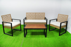 Wicker <b>Rattan</b> Outdoor Furniture <b>Sofa</b> set - Product Image 2
