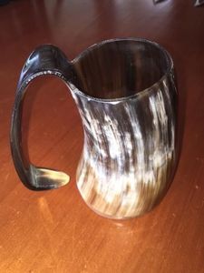 Jarra de Cerveza Vikinga de Cuerno de Buey, Tema Nórdico, Hecha a Mano, Resistente, con Logotipo Personalizado, para Fiestas, Bares, Pubs, Regalos Empresariales, Cuerno Natural - Product Image 6