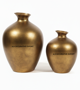 แจกันโลหะสีดำด้าน |   แจกันทรงกระบอกแบบมินิมอลทันสมัยสำหรับตกแต่งบ้านสไตล์นอร์ดิกและจัดวางบนโต๊ะอาหารแบบร่วมสมัย - Product Image 2