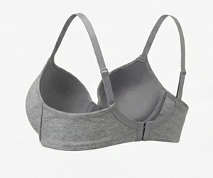 Soutien-gorge gris à armatures pour femme, bonnet complet, sans couture, bretelles réglables, dos en Y, fermeture à trois agrafes, lavable en machine, usage quotidien - Product Image 5
