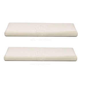 Ergo Orthopedic Bed Pillows Rectangle Neck Support Polyester/Cotton Cooling Massage 100% Natural Plant Anti-Snore Latex - Product Image 4