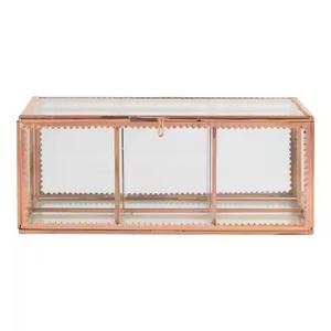 Boîte de rangement vintage en métal pour bijoux, pour bagues, boucles d'oreilles, colliers et accessoires - Product Image 6