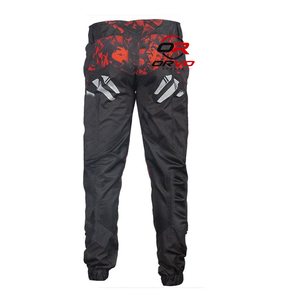 กางเกงเพนท์บอล ORVO SPORTS ลายพิมพ์แบบ Sublimated สีแดงดำ ไนลอนเสริมแผ่นรองเข่า สำหรับกีฬายิงปืนกลางแจ้ง - Product Image 3