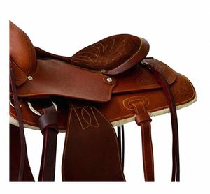 Silla de Montar para Caballo de Cuero Genuino Cómoda para Montar Todo el Día, de Proveedor de India a Precio Mayorista - Product Image 4