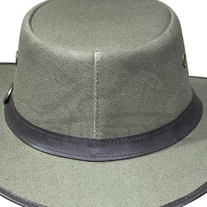 Canvas Cotton Safari <b>Hats</b> Wholesale Olive Green Waterproof Outdoor <b>Hat</b> for Fishing Hunting Travel Custom Made Unisex Safari <b>Hats</b> - Product Image 5