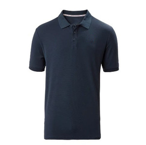 Vente directe usine – T-shirt polo homme à manches courtes, séchage rapide, couleur unie, col boutonné, logo imprimé, tricoté, vierge, personnalisable - Product Image 2