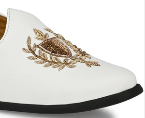 รองเท้าแต่งงานผู้ชายดีไซน์ใหม่ Asken Atelier รุ่น Nagra แบบเปิดนิ้วเท้า หนังนิ่ม ปักลาย สวยงามทันสมัย - Product Image 6