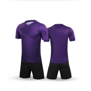 Conjunto de Camiseta y Pantalones Cortos de Fútbol Negros Lisos Personalizados, Uniforme de Fútbol Ligero y Transpirable, Ropa Deportiva de Secado Rápido para Entrenamiento - Product Image 3