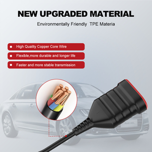 THINKCAR THINKDIAG <span class=keywords><strong>Cable</strong></span> de extensión OBD2 Universal de 16 pines para todo el coche Conector extendido de diagnóstico de coche de 30cm de longitud - Product Image 5