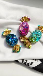 MD HANDICRAFTS Artistic Embroidery Beaded Brooch with Colorful Beads and Crystal Accents Vintage Handmade <b>Wedding</b> Brooch - Product Image 4