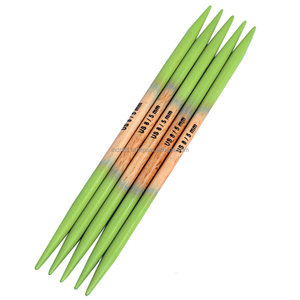 Beginner Knitting Needles DPN Double Pointed 6 inch (15cm) (Set of 5) Bamboo Natural Size US 5 (3.75mm) - Product Image 2