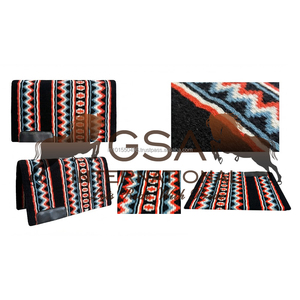 Western Show Pad 100% Lana de Nueva Zelanda 34x42 Almohadilla de sillín de alta calidad para jinetes al mejor precio al por mayor - Product Image 6