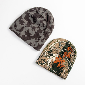 Wholesale Super Quality <b>Wool</b> Blend Winter <b>Beanie</b> <b>Hat</b> Custom Printed logo Embroidered Breathable Waterproof Cozy Skullies Factory - Product Image 3