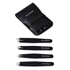 <b>Hair</b> <b>Removal</b> Kit Pointed Tweezers Precision Scissors Stainless Steel Eco-Friendly <b>Eyebrow</b> Tweezers Set for Women Ingrown Facial - Product Image 1