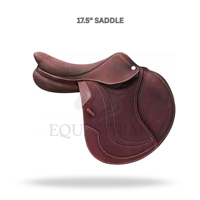 Selle d'équitation de 17,5 pouces, équipement équestre