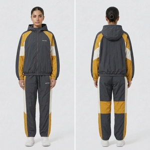 Conjunto Deportivo Cortavientos para Hombre, Talla Grande - Chaqueta y Pantalones Cortavientos para Correr, Venta al Por Mayor - Product Image 2