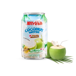 Bebida de Agua de Coco JBfresh 330ML, Jugo de Coco Fresco Enlatado de Vietnam, Coco Verde Joven, Fabricante OEM, Marca Privada - Product Image 3
