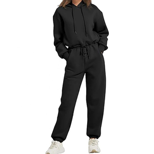 Conjunto Deportivo Informal Personalizado de Fábrica, Sudadera con Capucha para Mujer, Pantalones Deportivos, Conjuntos de Joggers, Pantalones Cargo, Trajes Deportivos Unisex - Product Image 2