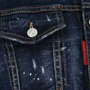 แจ็คเก็ตยีนส์ผู้ชายคุณภาพสูง แฟชั่นฤดูหนาวแบบสั่งทำขายส่ง พร้อมลายพิมพ์ มีตัวเลือกไซส์ใหญ่ ดีไซน์เรียบง่าย - Product Image 3