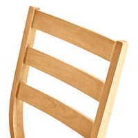 Chaise de salle à manger pliable en bois de caoutchouc moderne - Meubles de salle à manger pour la maison, le bureau, l'appartement et l'hôtel