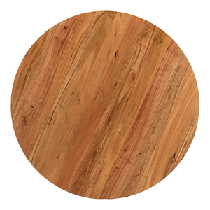 Mesa de Centro Redonda de Madera de Acacia Antigua para Exteriores, Estilo Mid-Century, para Hotel u Oficina, Mueble Vintage para Sala de Estar, Mesa de Centro de Madera Sólida - Product Image 6