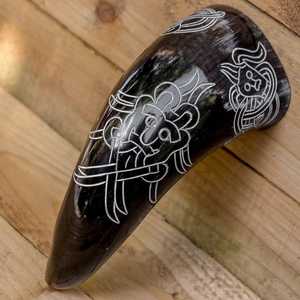 Cuerno Vikingo Tradicional Pulido, Taza de Cuerno Natural para Cidra, Cerveza, Ale, Recuerdo, Reenactaciones Históricas - Product Image 4