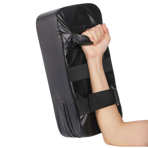 Protector de Boxeo Muay Thai de Cuero de Alta Calidad OEM, Almohadillas Tailandesas con Acolchado Grueso para Entrenamiento de Taekwondo - Product Image 4